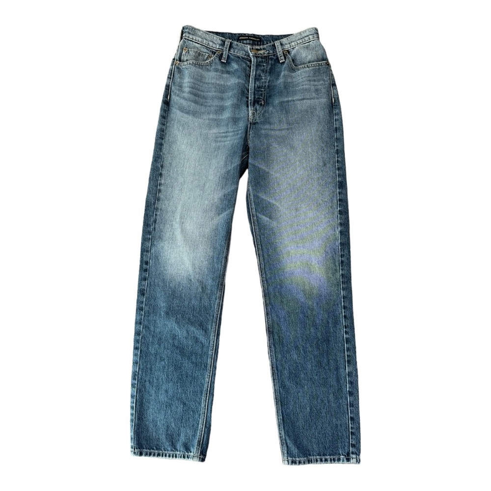 Modern American Jeans Size 28 Bancroft Blue Denim High Rise Straight Leg